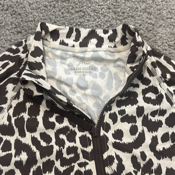 JCrew Leopard Bikini + rash guard - Picture 4 of 6